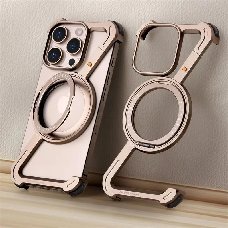 Z-Shape Metal Frame MagSafe iPhone Case | IPC333