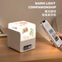 Time Cube Touch Night Light – Bedside Atmosphere Lamp & Clock Light | TL012