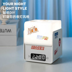 Time Cube Touch Night Light – Bedside Atmosphere Lamp & Clock Light | TL012