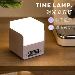 Time Cube Touch Night Light – Bedside Atmosphere Lamp & Clock Light | TL012