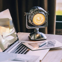 Touch Control Engine Desk Lamp - Retro Aluminum Design | TL018