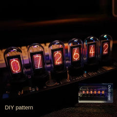 Vintage LED Nixie Tube Digital Clock - Retro Glow Decor | HD006