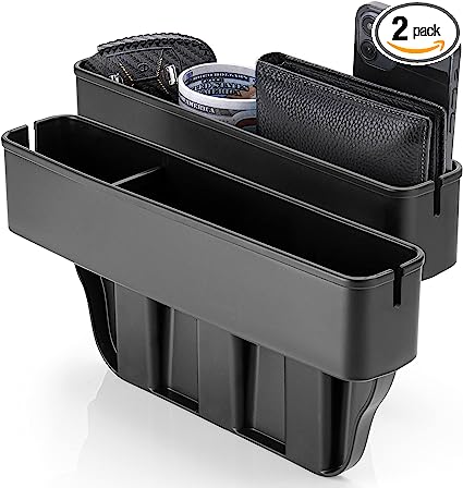 Car Seat Gap Filler Organizer Storage Box 2 Piece | CSB670