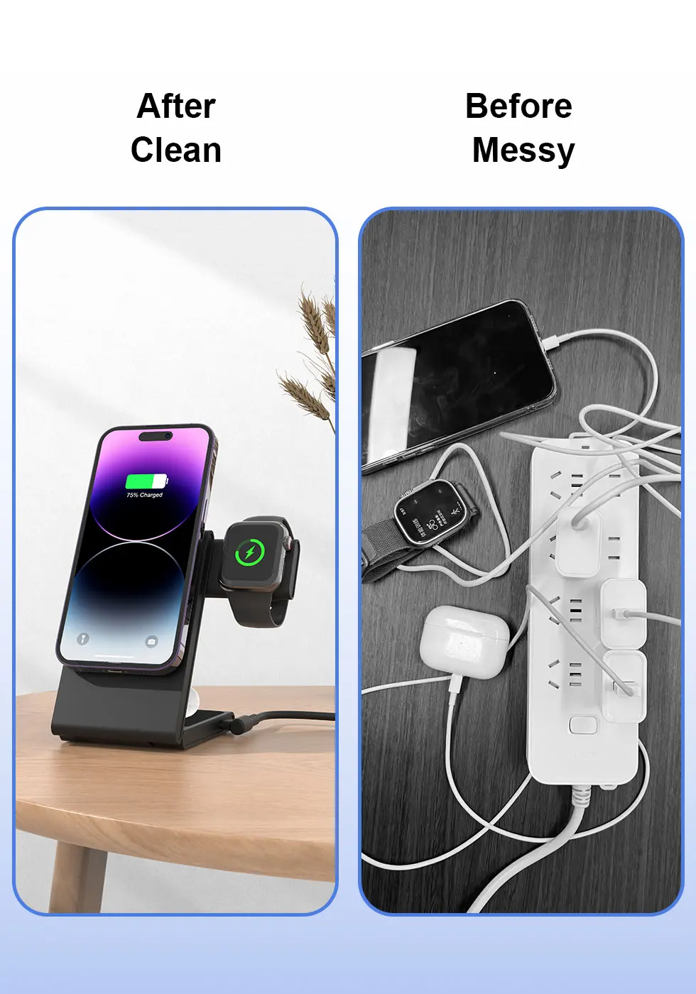 3 in 1 Wireless Charging Station 5