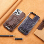 Detachable Magnetic Leather Phone Case Night Coffee