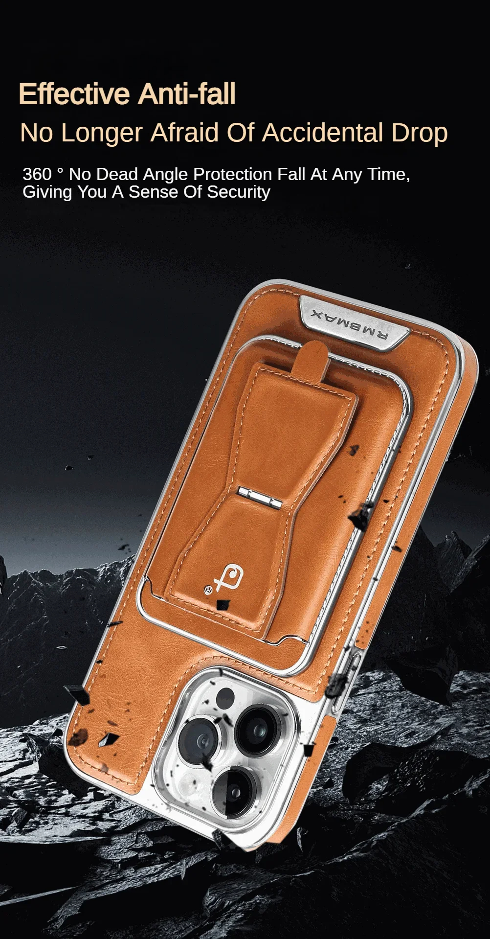 Detachable Magnetic Leather Phone Case 4