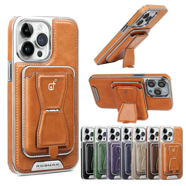 Detachable Magnetic Leather Phone Case