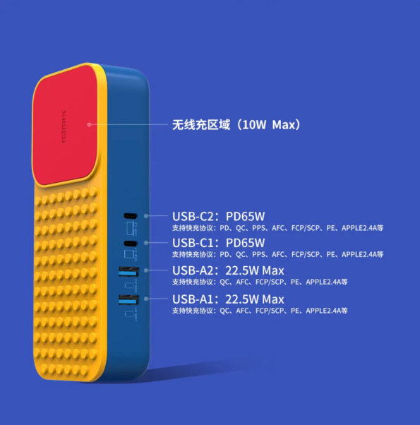 IDMIX 65W 4-Port Fast Charger 7