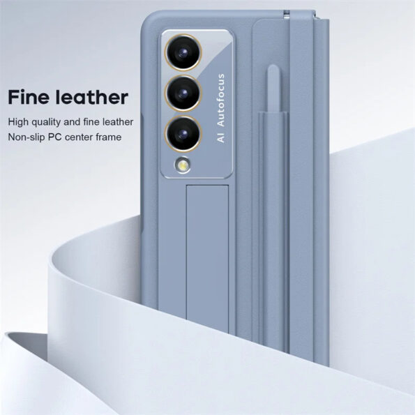 Leather Case for Samsung Z Fold 6