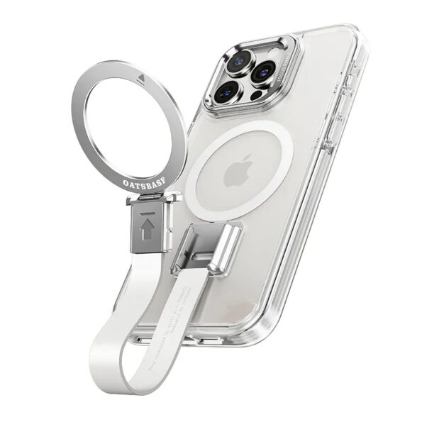 Magnetic Protective Case for iPhone 15 Pro White