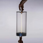 Magnetic suction lamp