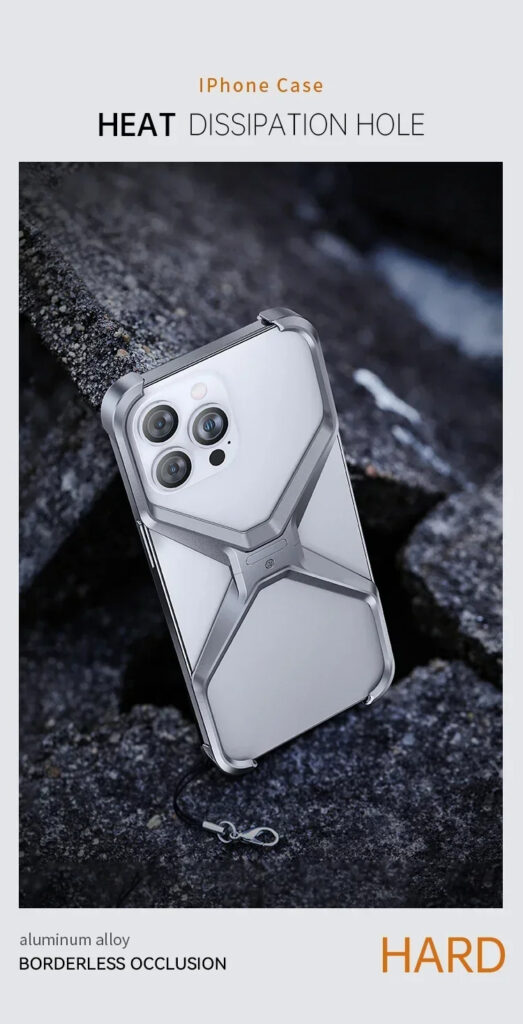 Metal Shockproof Case For iPhone 10