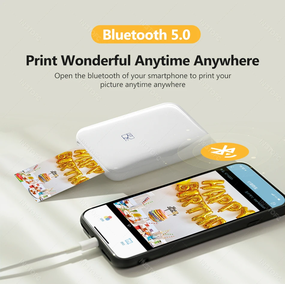 Mini Bluetooth Photo Printer 1