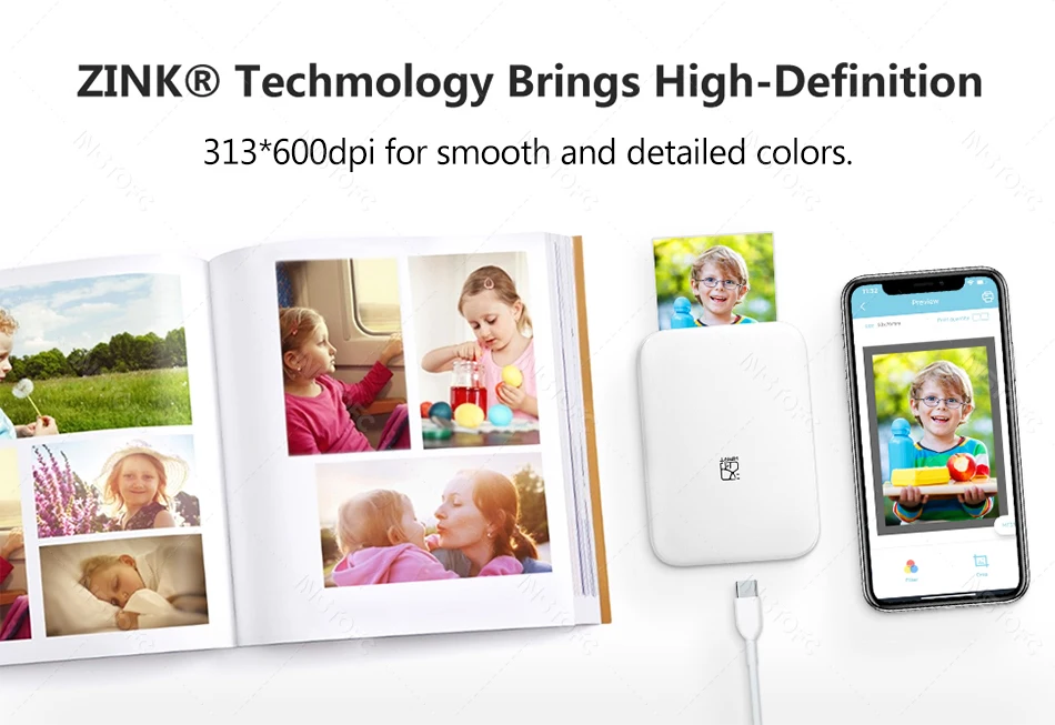 Mini Bluetooth Photo Printer 2