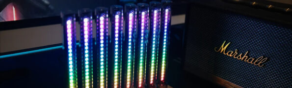 RGB LED Light Tube with Music Spectrum Pickup 6