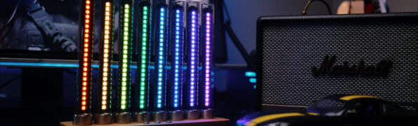 RGB LED Light Tube with Music Spectrum Pickup 9