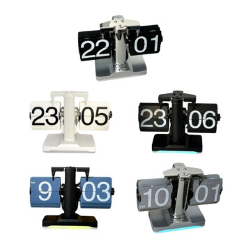 Retro Flip Desk Clock for Home & Office