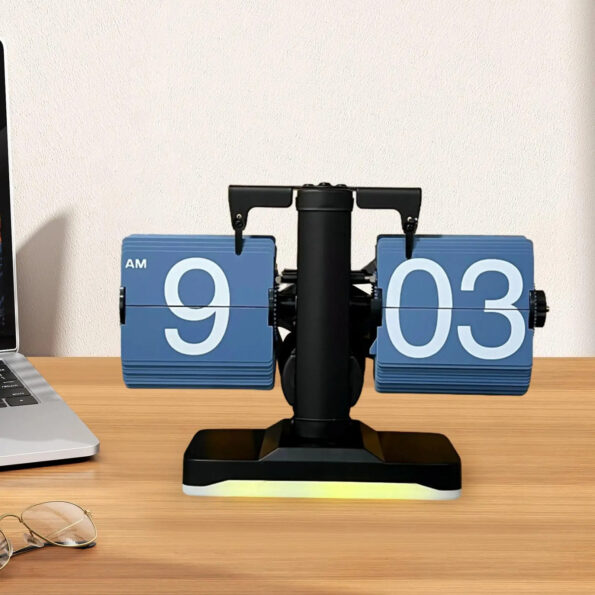 Retro Flip Desk Clock for Home & Office 7