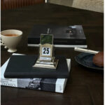 Silver Perpetual Flip Desk Calendar