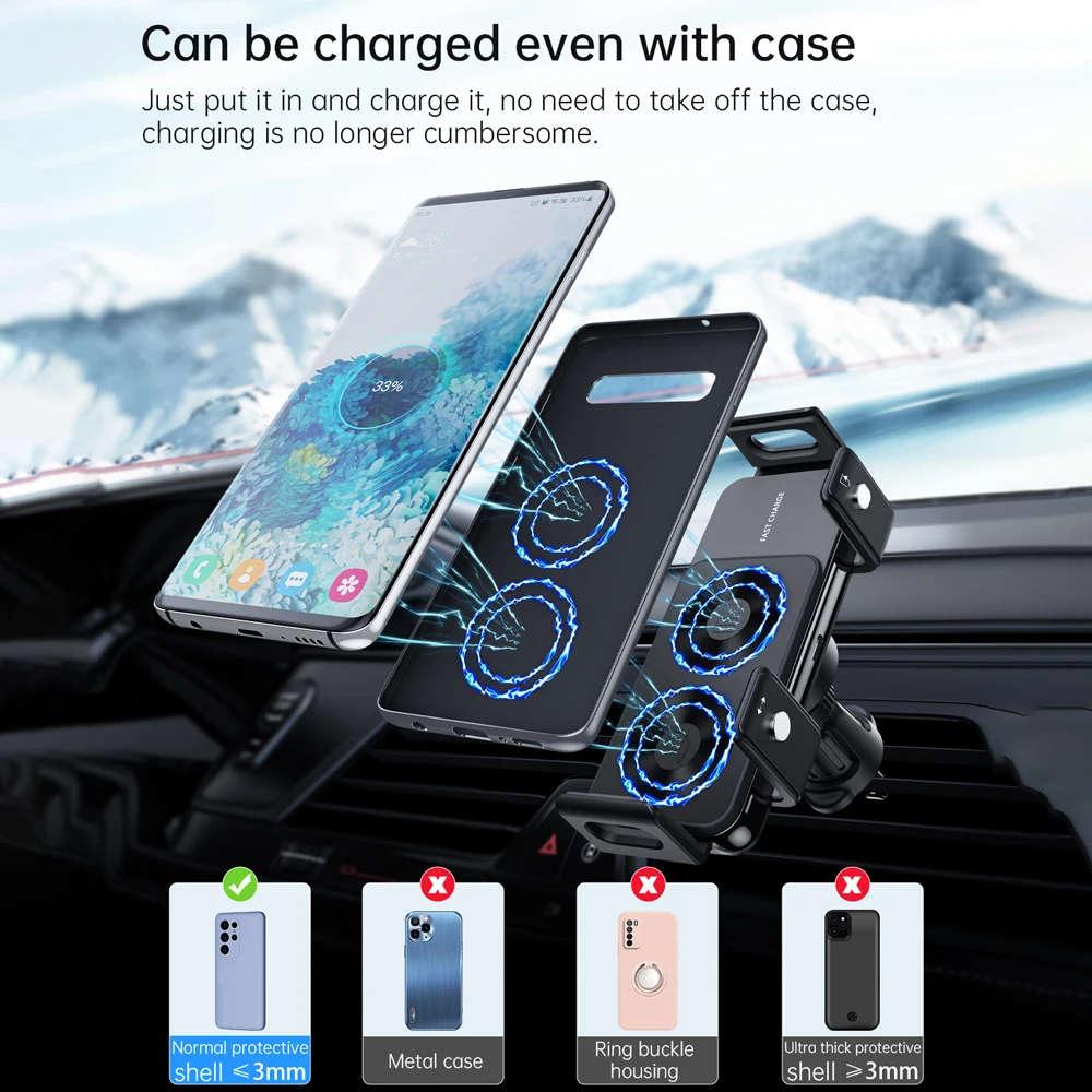 Wireless Car Charger For Samsung 5