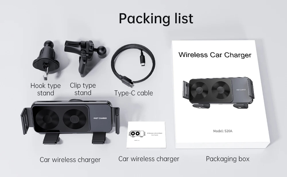 Wireless Car Charger For Samsung 9