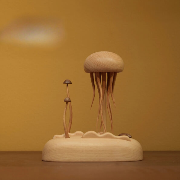 Wooden Mechanical Jellyfish 2