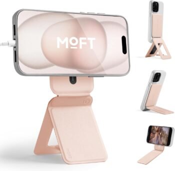 MOFT Adjustable Magnetic Tripod Stand for iPhone 16/15/14/13/12 – Strong Magnets | MAPS003