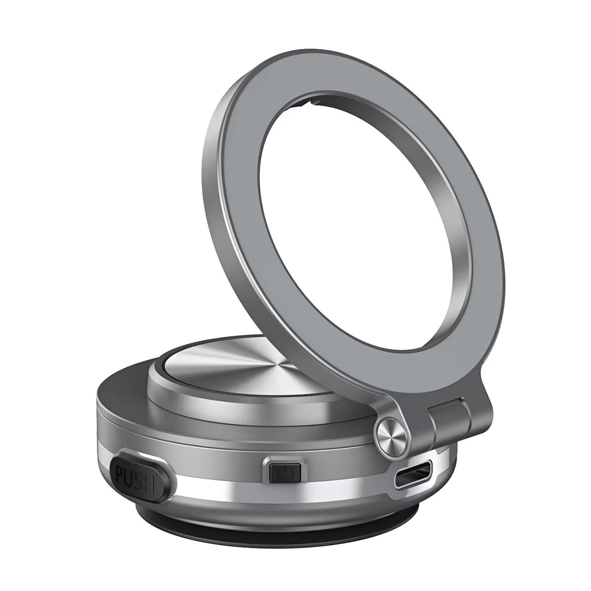 Magnetic-Suction-Cup-Phone-Holder-Silver