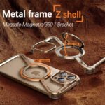 Z-Shape Metal Frame MagSafe iPhone Case | IPC333