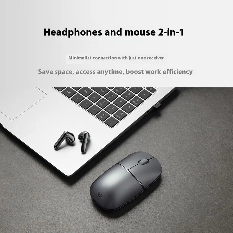 Wireless Mouse with Earphone 2