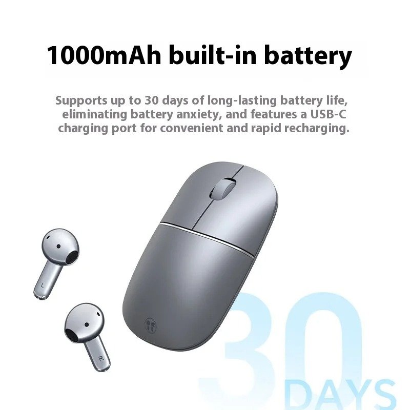 Wireless Mouse with Earphone 4