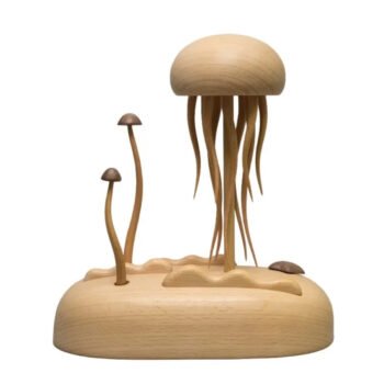 Wooden Mechanical Jellyfish - Smart Tabletop Decor Gift | HD008