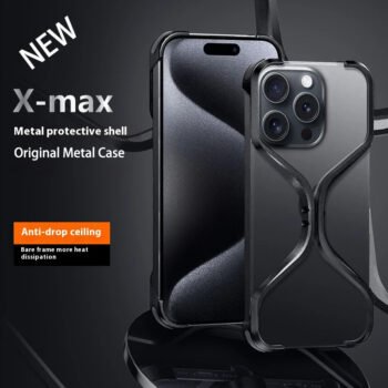 Metal Anti-Drop Protective Case For iPhone 16/15/14/13 Pro Max with Hollow Design | IPC212
